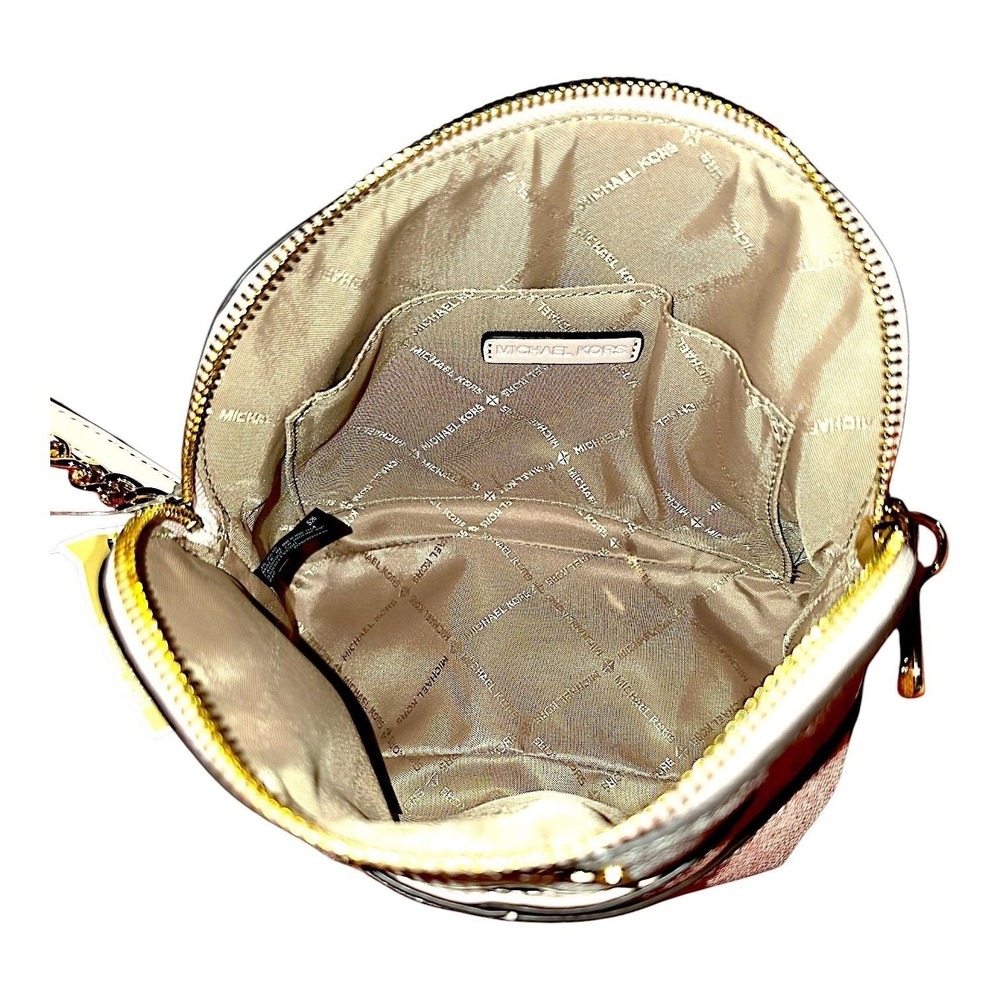 Michael Kors Jet Set Travel Dome Crossbody Bag Powder Blush NWT - Picture 3 of 3